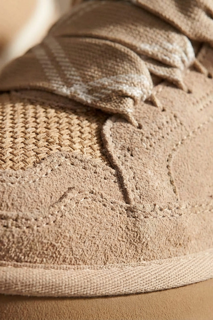 Baskets Femme | Col Fausse Fourrure Semelle Plateforme Crantée - 3