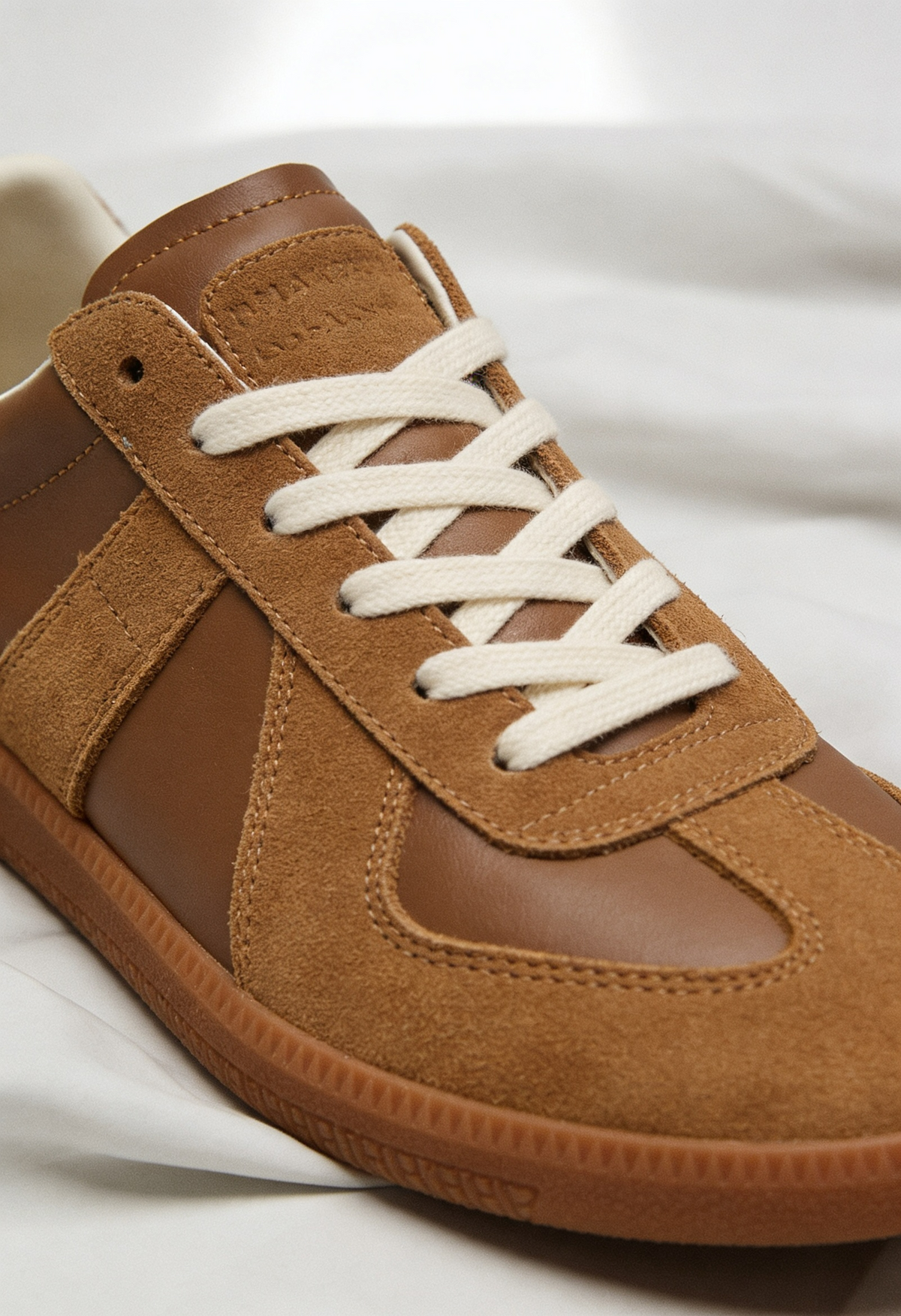 Baskets Homme | À Lacets Aspect Daim Semelle Gomme - 3