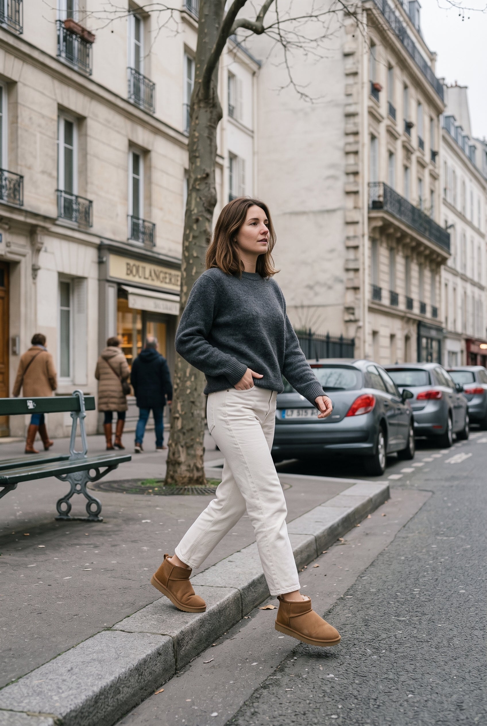 Bottines Femme | Fourrées À Enfiler Semelle Crantée Bout Rond - 7