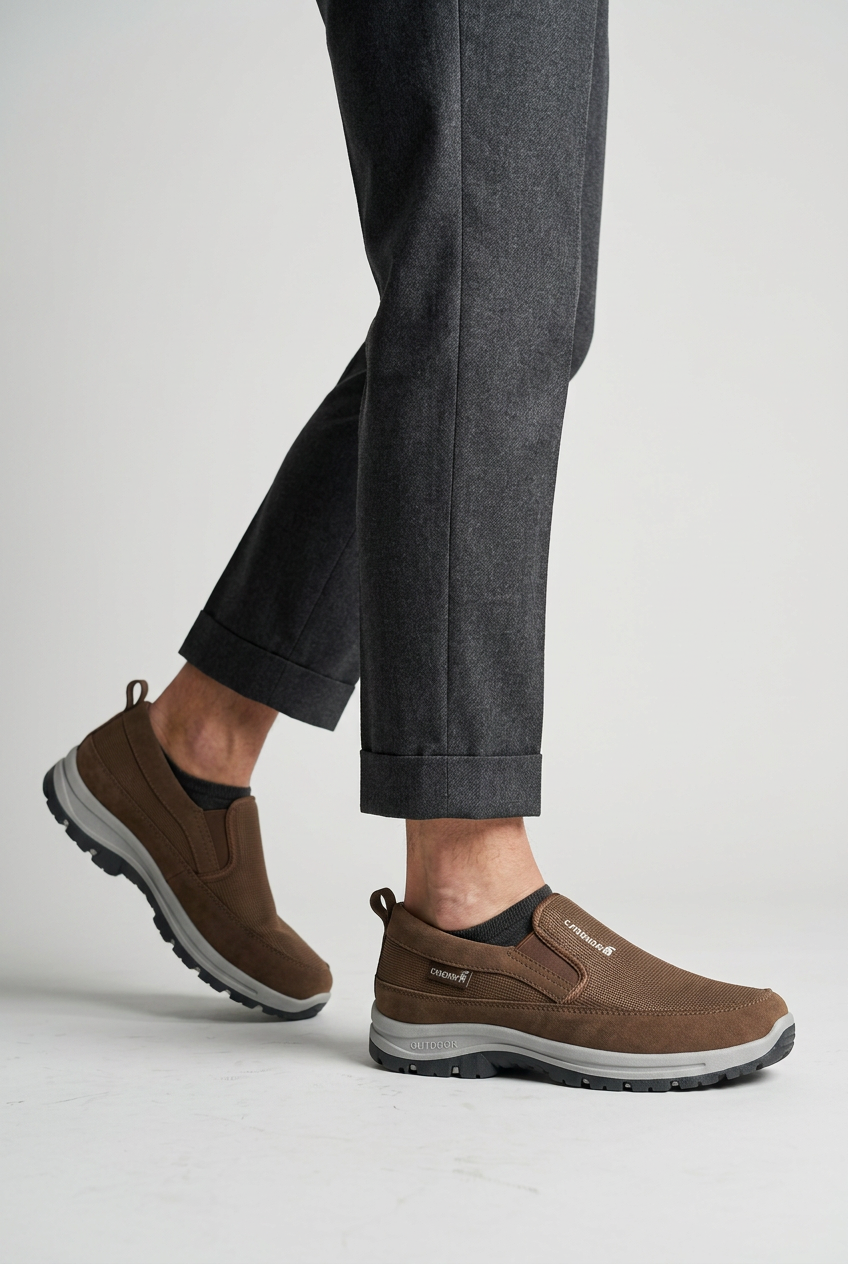 Chaussures Homme | Sans Lacets Bout Rond Semelle Épaisse - 2