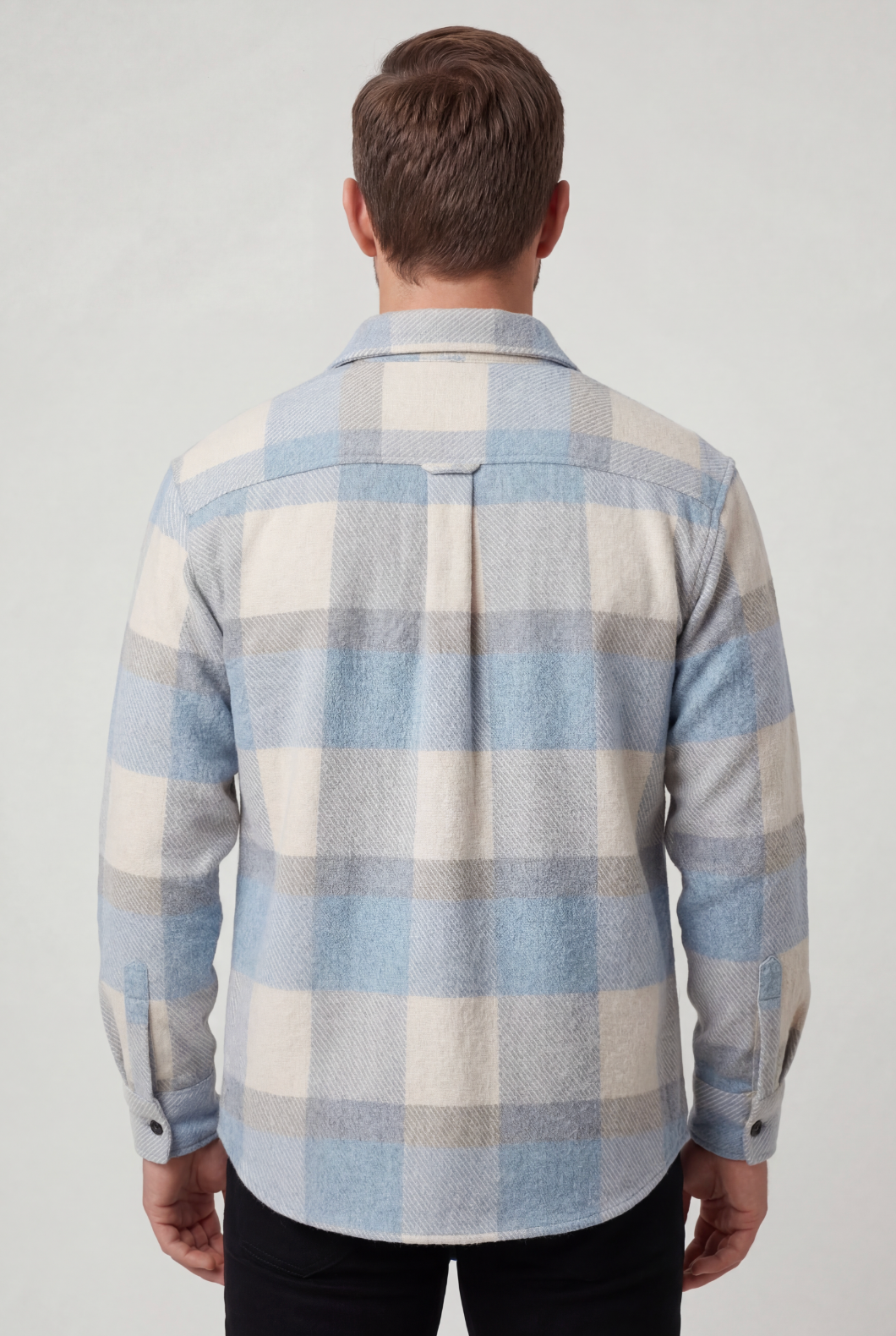 Chemise Homme | Boutonnée Oversize Grands Carreaux - 2