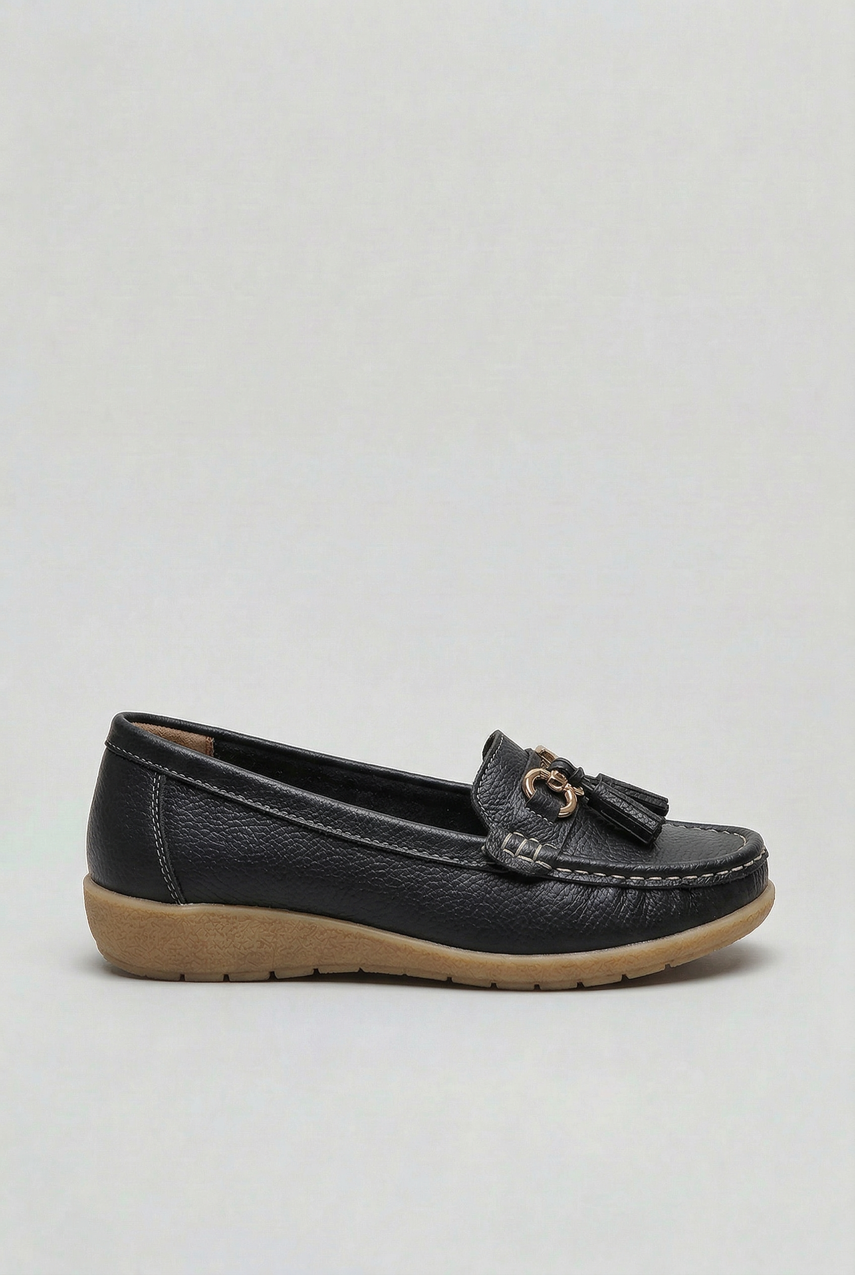 Mocassins Femme | Sans Lacet Glands Semelle Compensée - 5