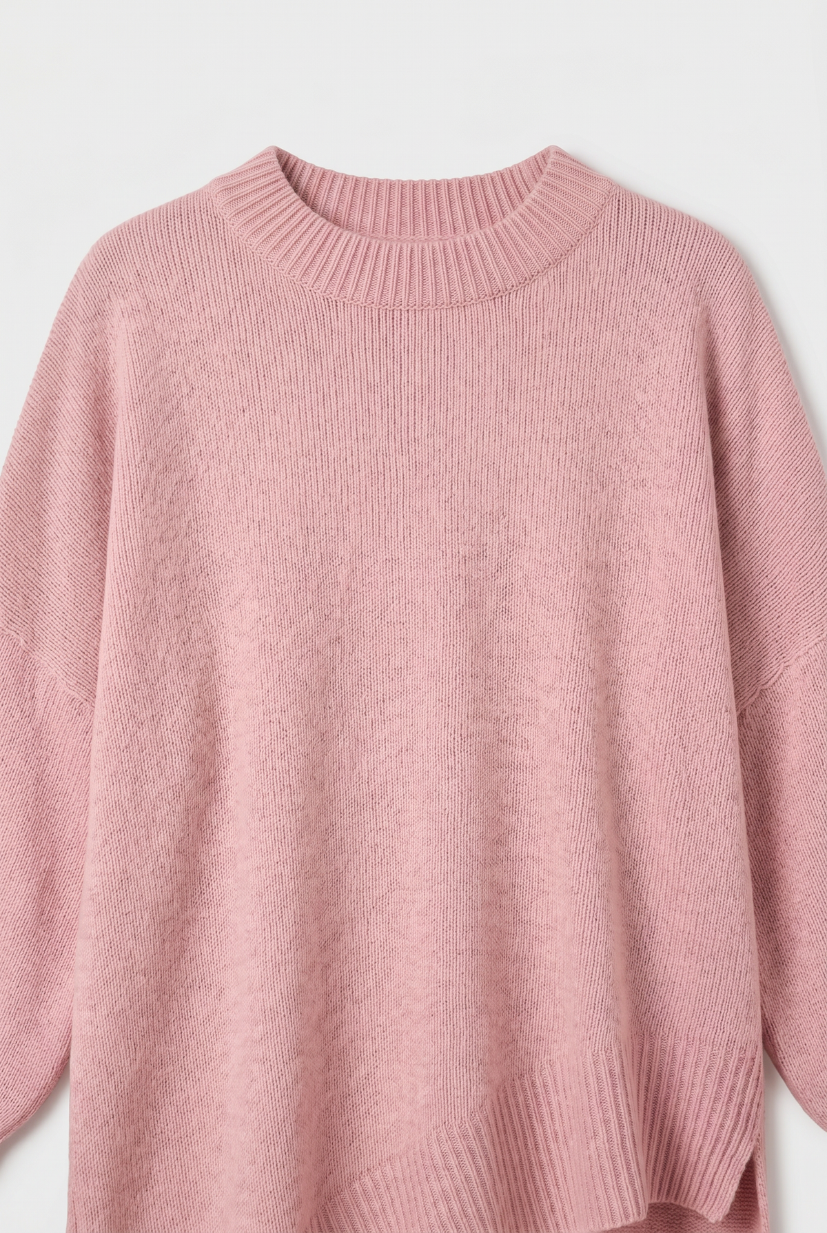 Pull Femme | Oversize Col Rond Ourlet Asymétrique - 3
