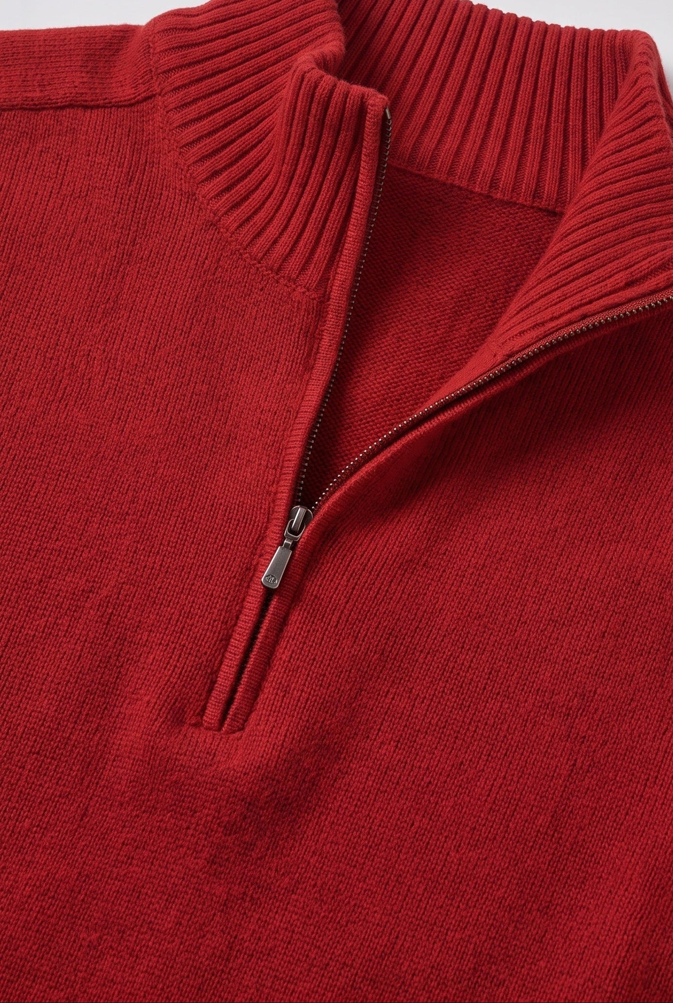 Pull Homme | Col Zippé Maille Fine Manches Montées Bords Côtelés - 3