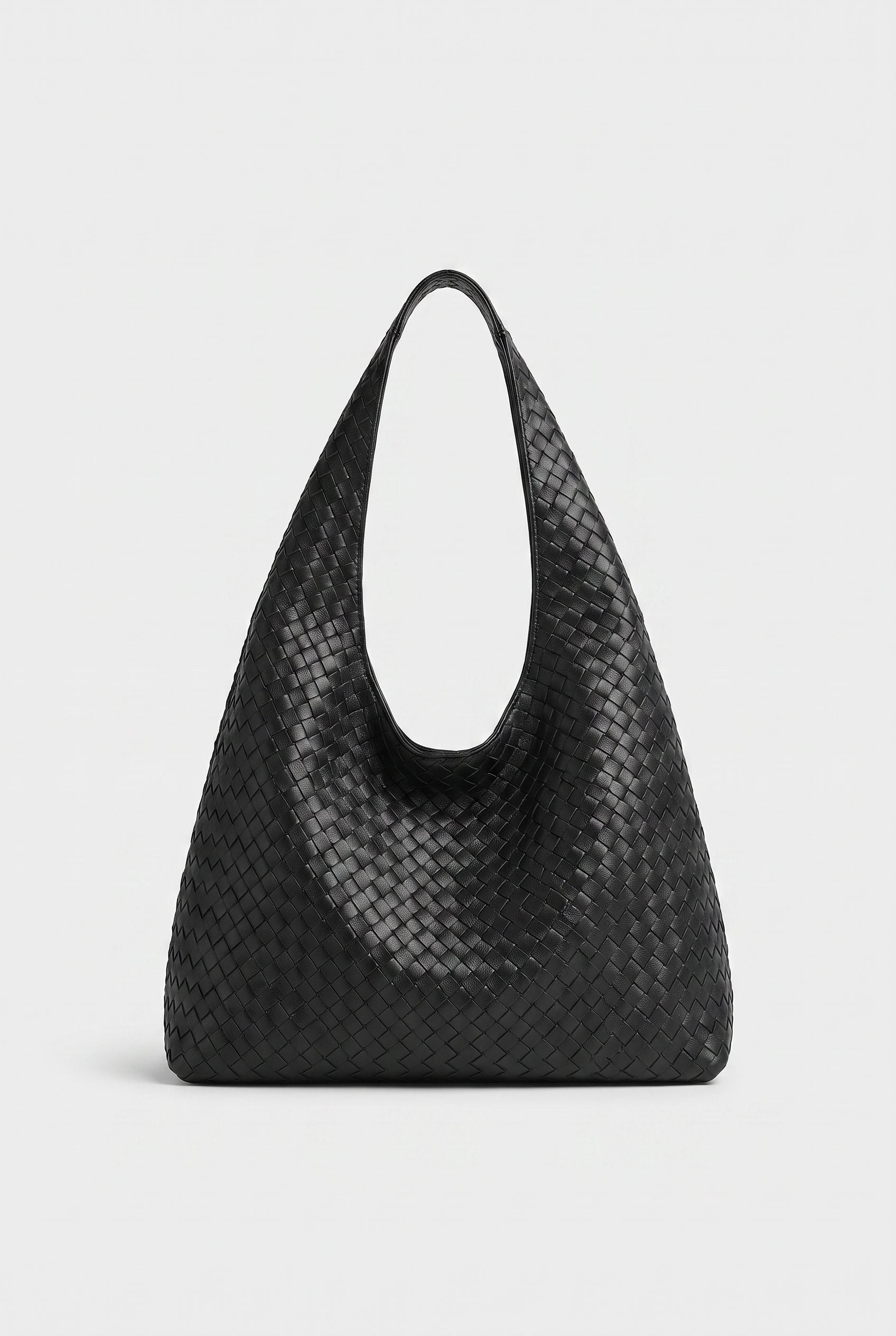 Sac à Main Femme | Porté Épaule Effet Tressé Anse Large - 3