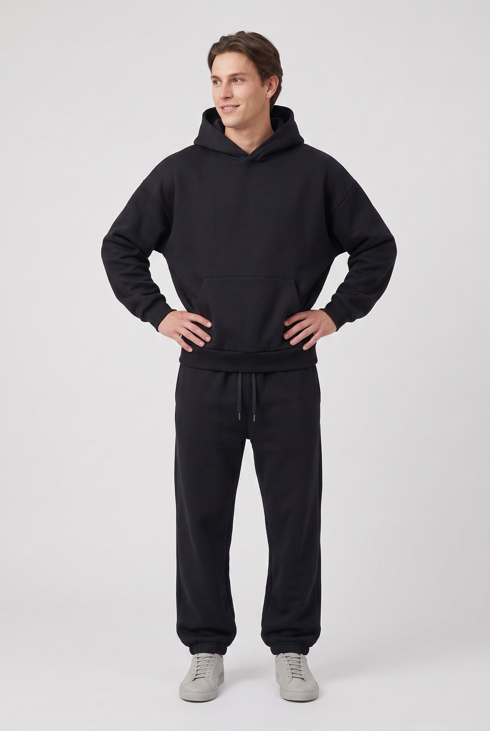 Survêtement Homme | Capuche Doublée Coupe Oversize Poche Kangourou - 5