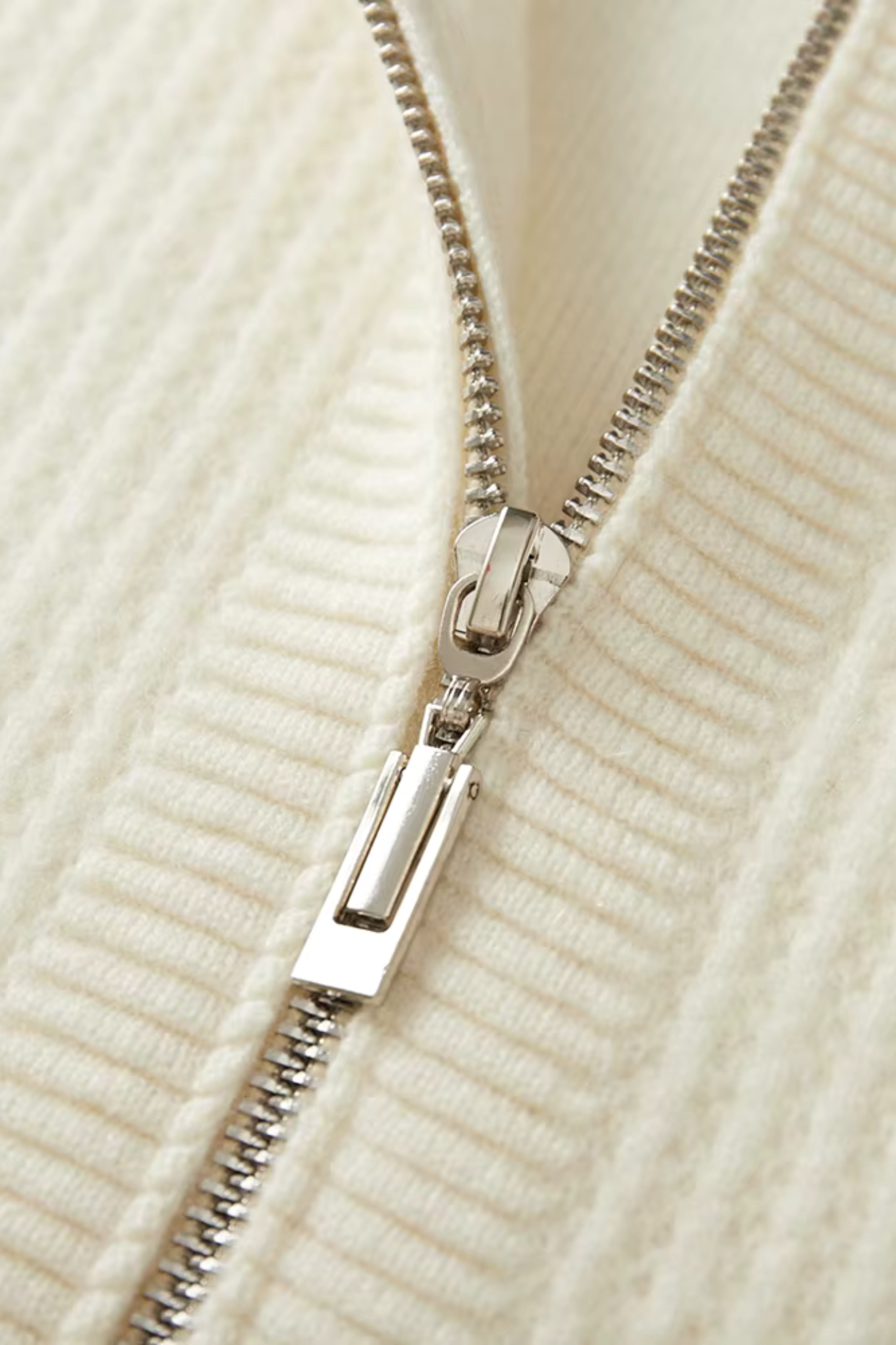 Sweat Homme | À Capuche Zippé Deux Sens Maille Côtelée - 10