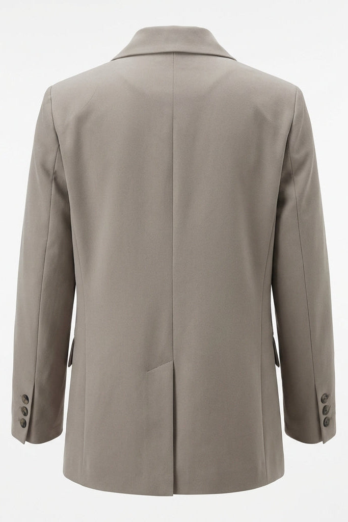 Veste Femme | Double Boutonnage Col Cranté Poches À Rabat - 5