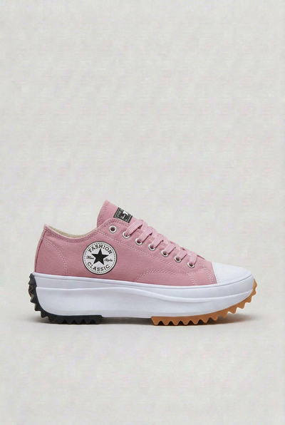 Baskets Femme | Lacets Semelle Plateforme Bout Renforcé - 4