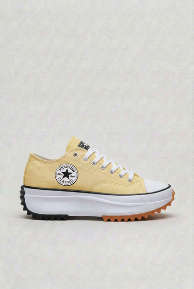 Baskets Femme | Lacets Semelle Plateforme Bout Renforcé - 6