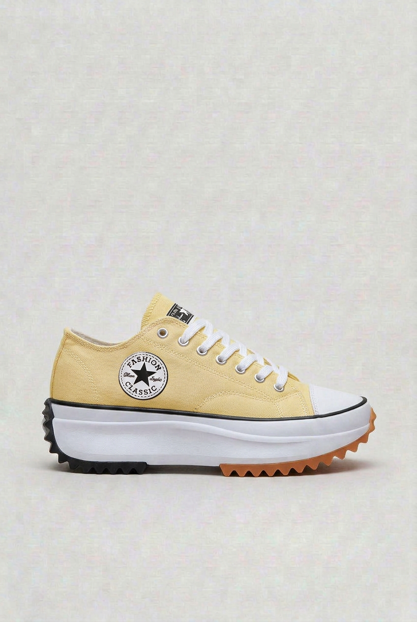 Baskets Femme | Lacets Semelle Plateforme Bout Renforcé - 6