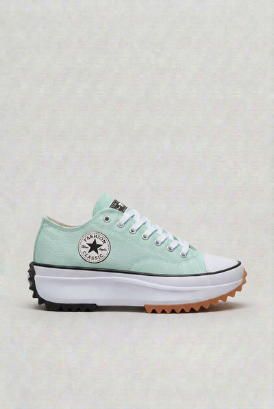 Baskets Femme | Lacets Semelle Plateforme Bout Renforcé - 7