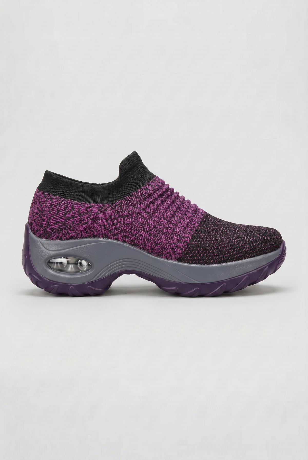 Baskets Femme | Sans Lacets Col Chaussette Semelle Galbée - 11