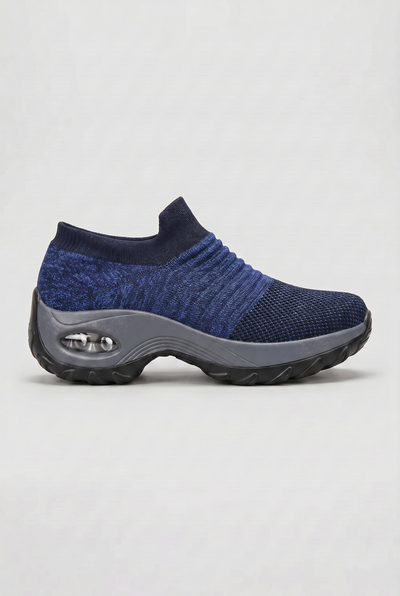 Baskets Femme | Sans Lacets Col Chaussette Semelle Galbée - 12