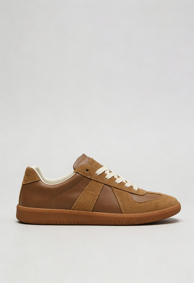 Baskets Homme | À Lacets Aspect Daim Semelle Gomme - 1