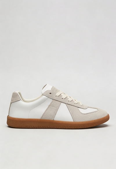 Baskets Homme | À Lacets Aspect Daim Semelle Gomme - 5