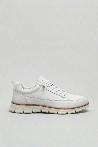 Baskets Homme | À Lacets Semelle Rainurée Effet Grainé - 5