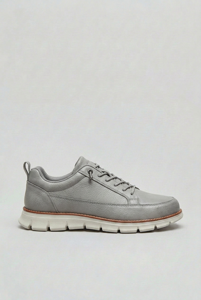 Baskets Homme | À Lacets Semelle Rainurée Effet Grainé - 7
