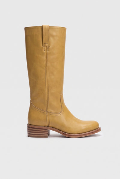 Bottes Femme | Hautes Cavalières À Enfiler Talon Bloc Bout Rond - 6