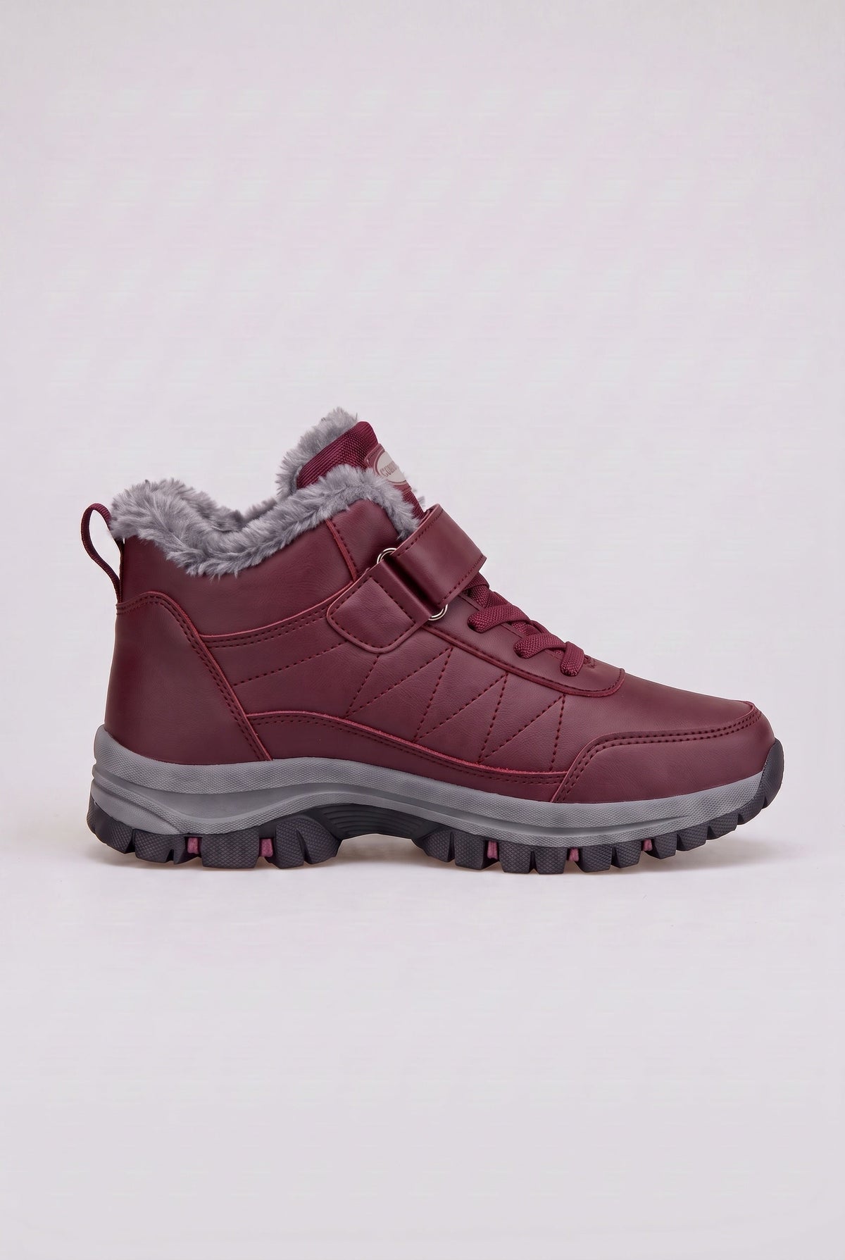 Bottines Femme | Fourrées À Lacets Bride Réglable Semelle Crantée - 6