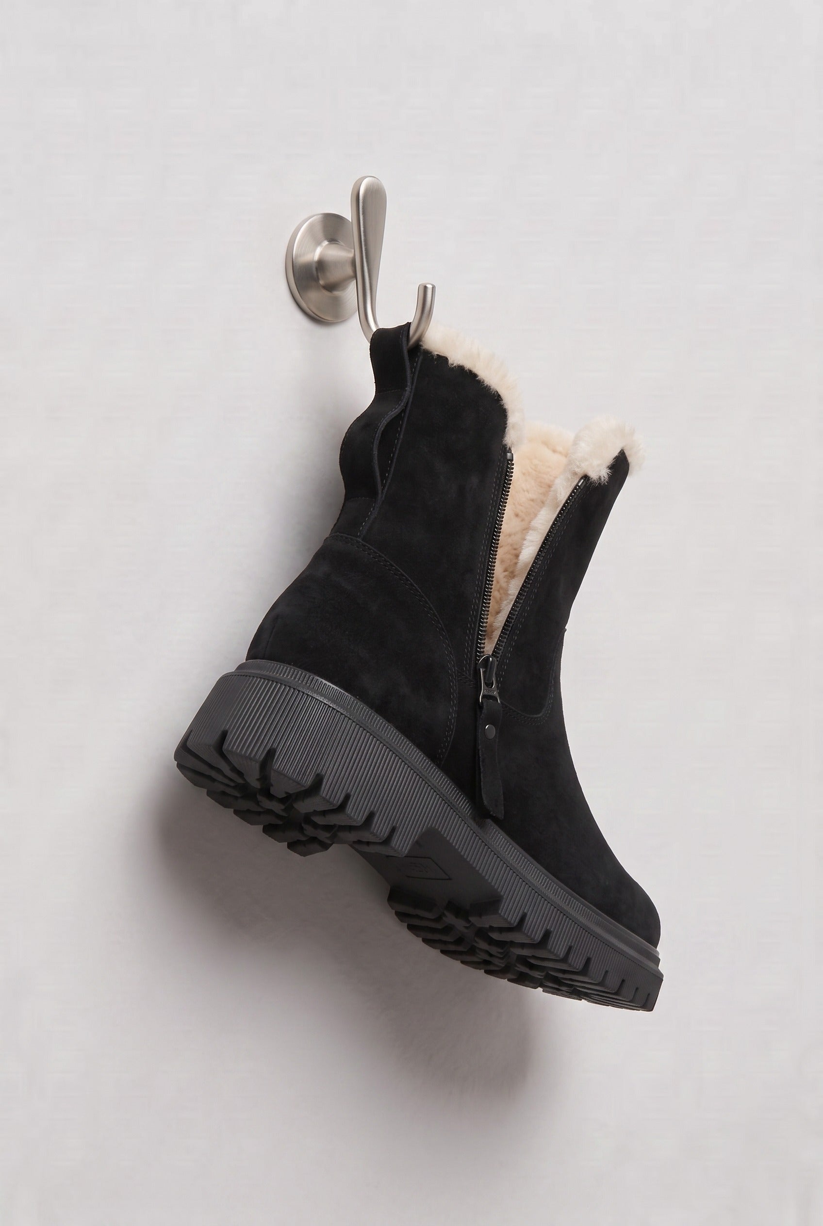 Bottines Femme | Fourrées Zip Latéral Semelle Crantée Plateforme - 3