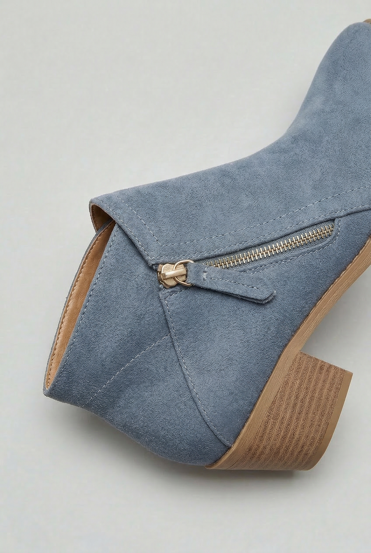 Bottines Femme | Zip Latéral Talon Bloc Bout Amande - 3