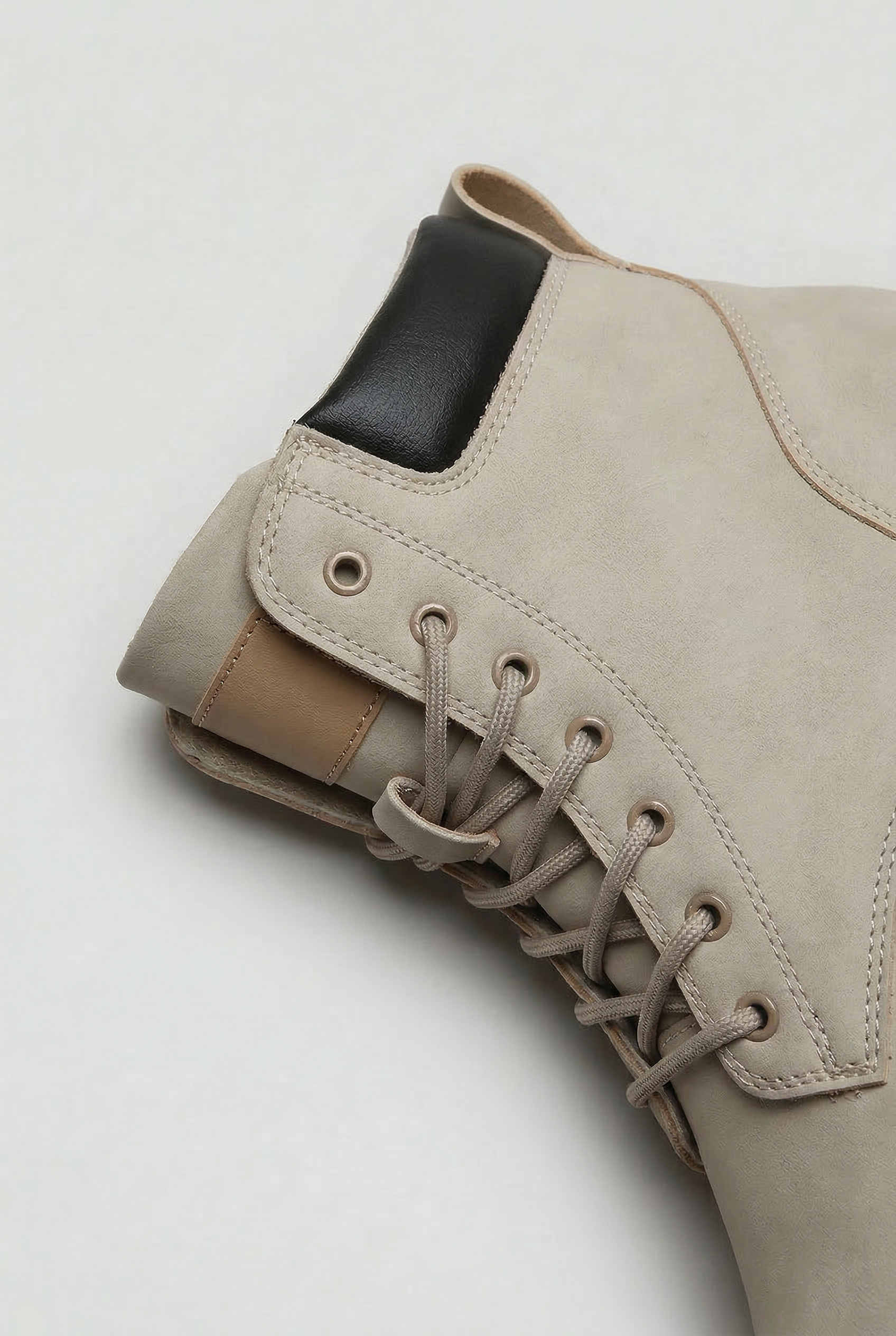 Bottines Homme | À Lacets Semelle Crantée Bout Rond - 3