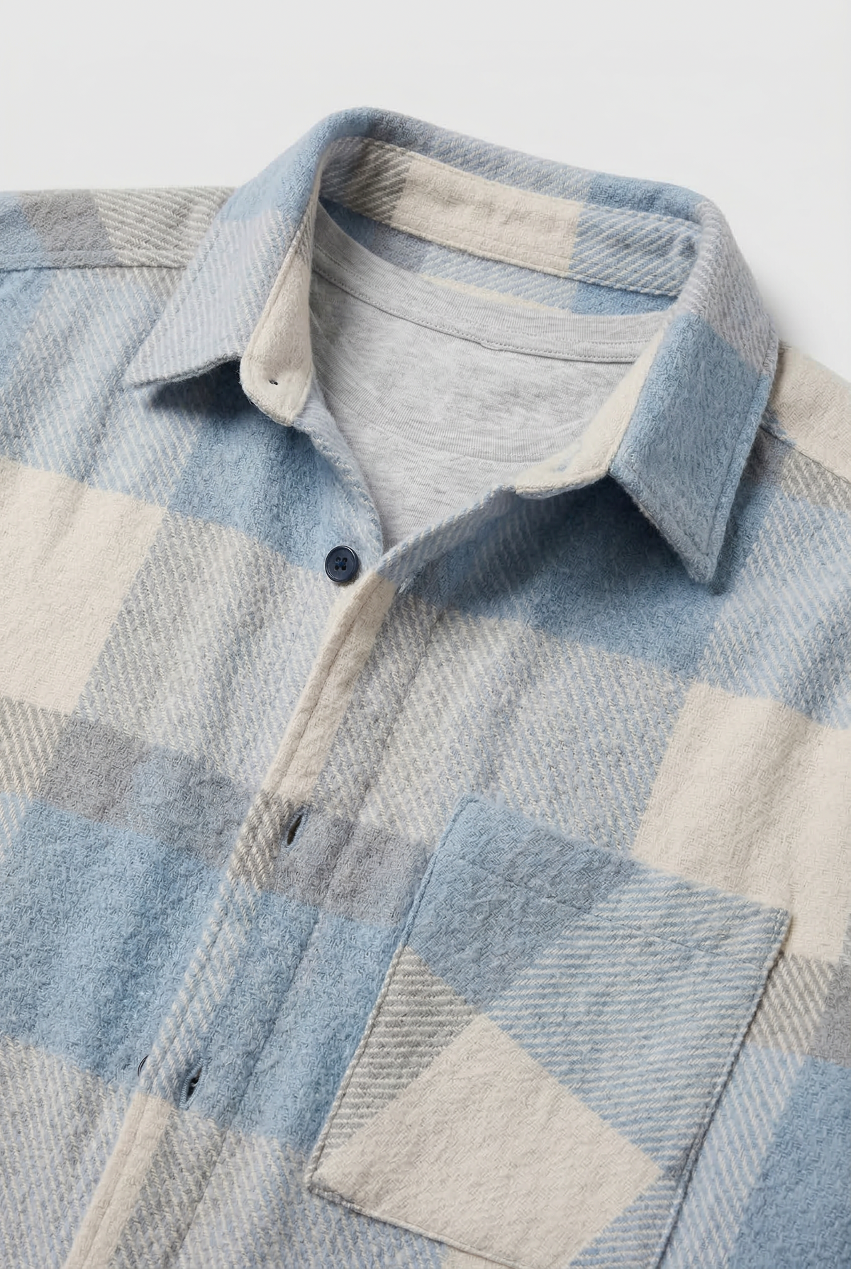Chemise Homme | Boutonnée Oversize Grands Carreaux - 3