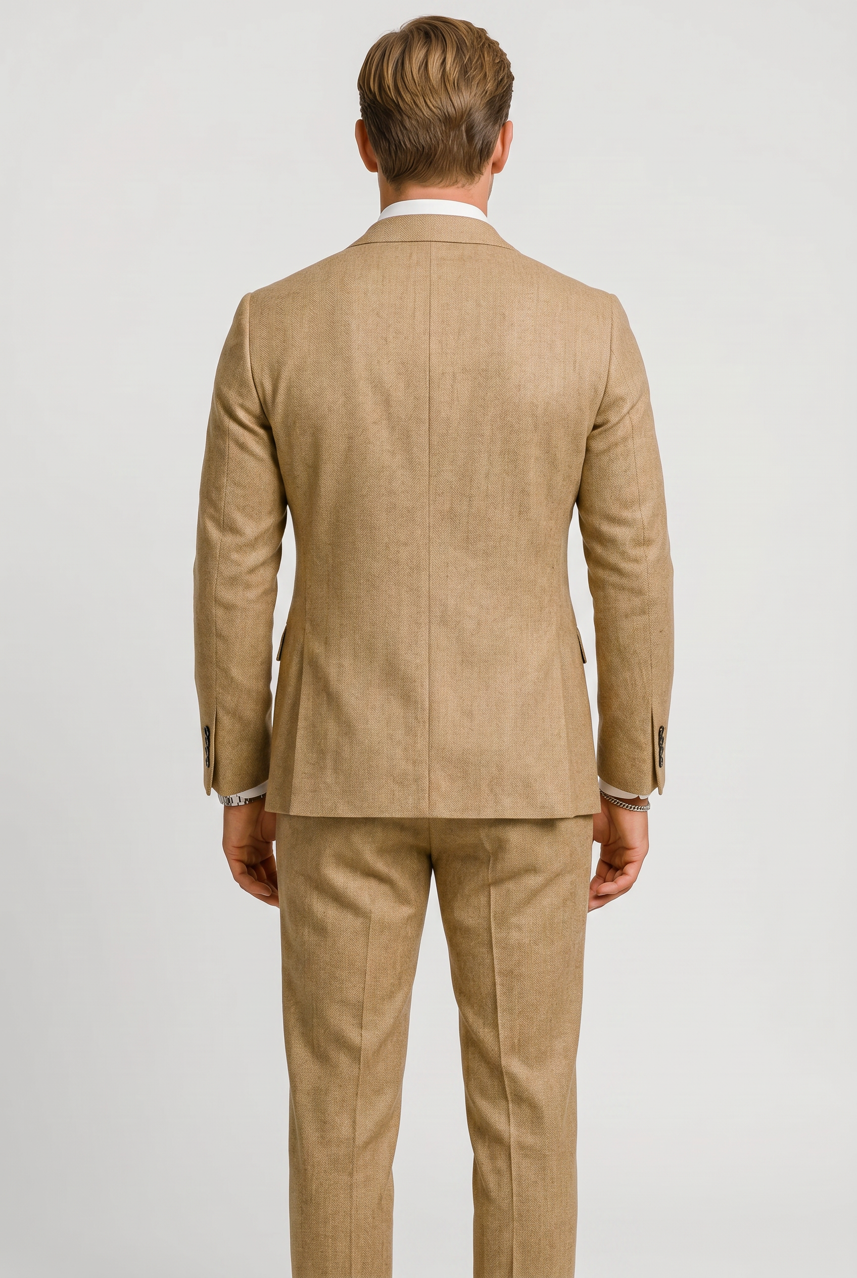 Costume Homme | Deux Boutons Coupe Droite Col Cranté - 2