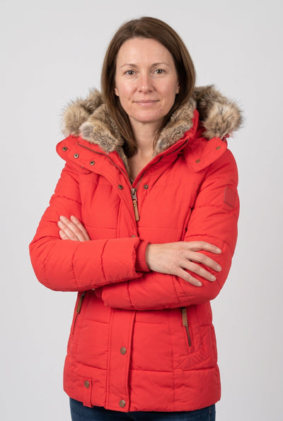 Doudoune Femme | Zip Deux Sens Capuche Amovible Fausse Fourrure - 7