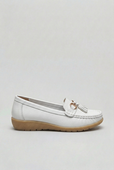 Mocassins Femme | Sans Lacet Glands Semelle Compensée - 12
