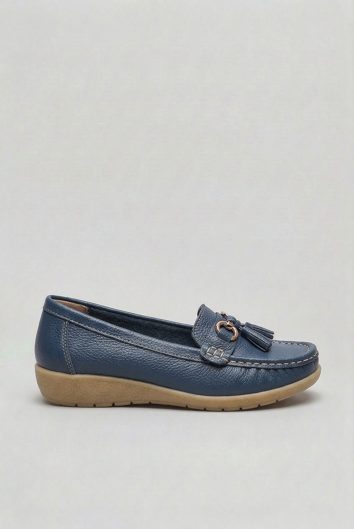 Mocassins Femme | Sans Lacet Glands Semelle Compensée - 4