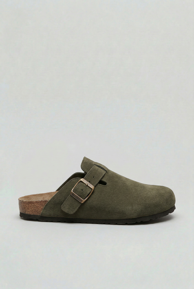Mules Homme | Boucle Réglable Bout Rond Arrière Ouvert - 1