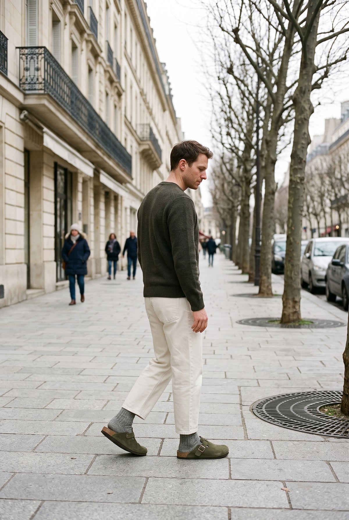 Mules Homme | Boucle Réglable Bout Rond Arrière Ouvert - 7
