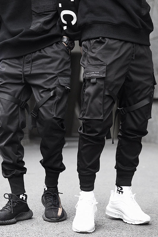 Pantalon Cargo Homme | Boucles Bas Élastiqué Poches À Rabat - 4