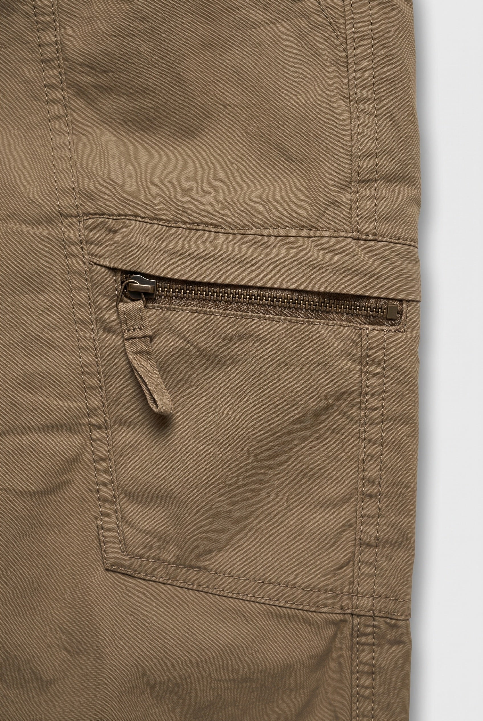 Pantalon Cargo Homme | Poche Cuisse Zippée Coupe Slim Bas Raccourci - 2