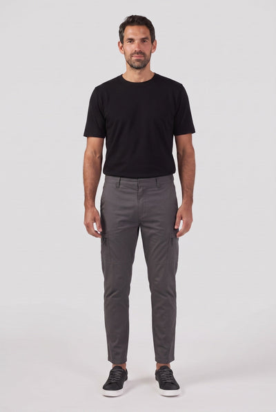 Pantalon Cargo Homme | Poche Cuisse Zippée Coupe Slim Bas Raccourci - 5