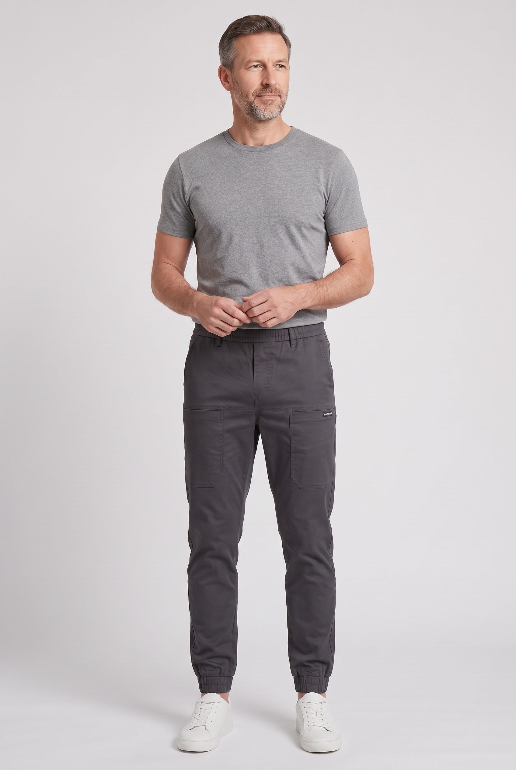 Pantalon Cargo Homme | Taille Élastique Coupe Fuselée Poches Cuisses - 5