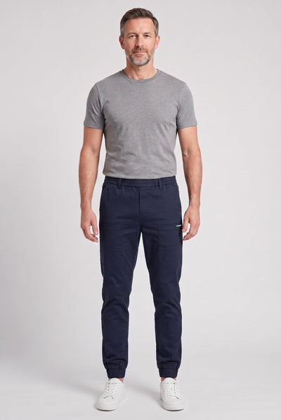 Pantalon Cargo Homme | Taille Élastique Coupe Fuselée Poches Cuisses - 6