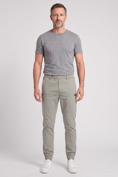 Pantalon Cargo Homme | Taille Élastique Coupe Fuselée Poches Cuisses - 7
