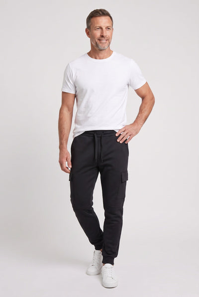 Pantalon Homme | Jogging Poches Cargo Bas Côtelés Coupe Fuselée - 9