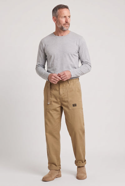 Pantalon Homme | Taille à Cordon Coupe Droite Poches Plaquées - 6