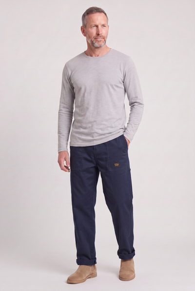 Pantalon Homme | Taille à Cordon Coupe Droite Poches Plaquées - 7