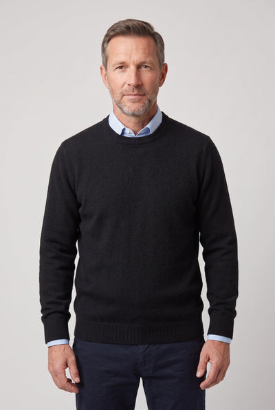 Pull Homme | Col Rond ou Col V Maille Fine Bords Côtelés - 1