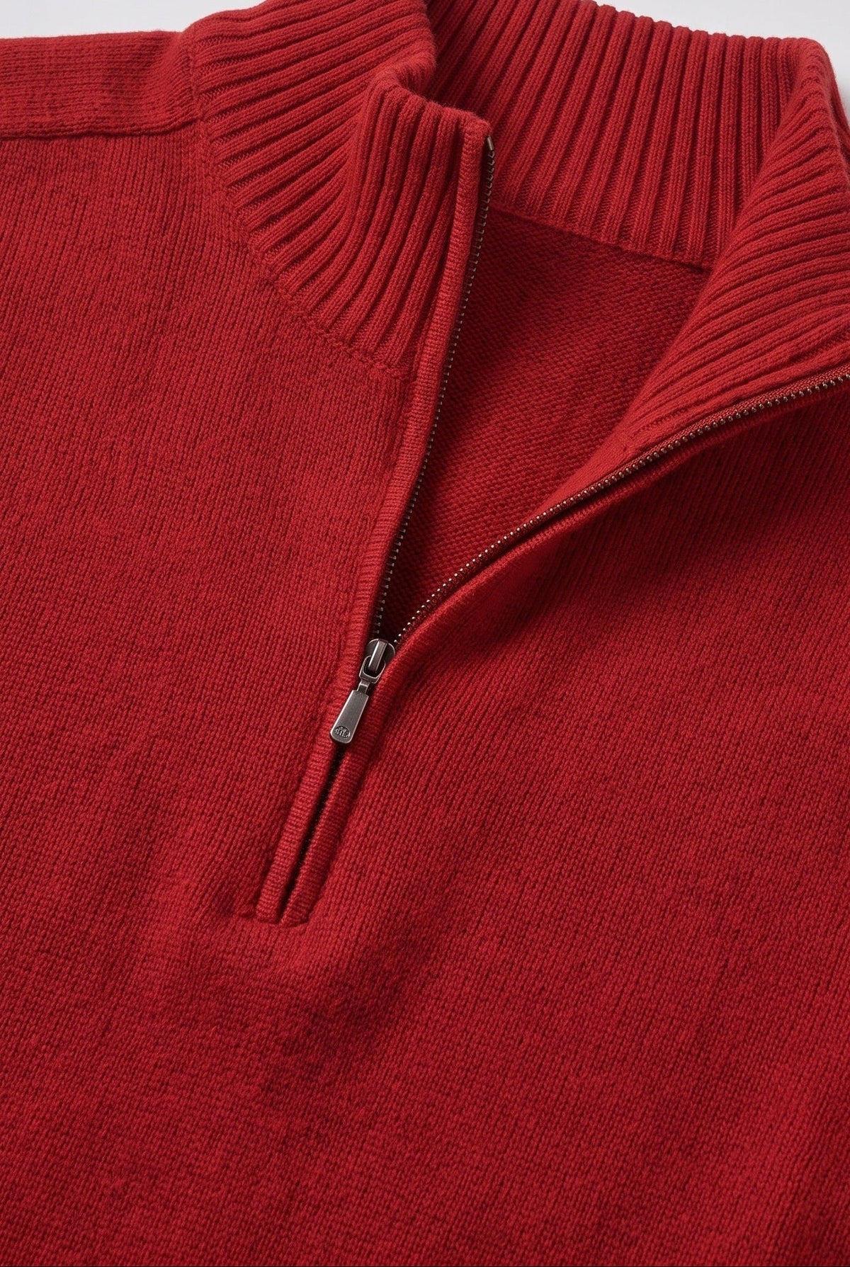 Pull Homme | Col Zippé Maille Fine Manches Montées Bords Côtelés - 3