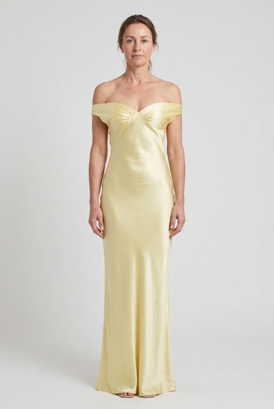 Robe de Soirée Femme | Dos Nu Longue Épaules Dénudées Drapé Torsadé - 1