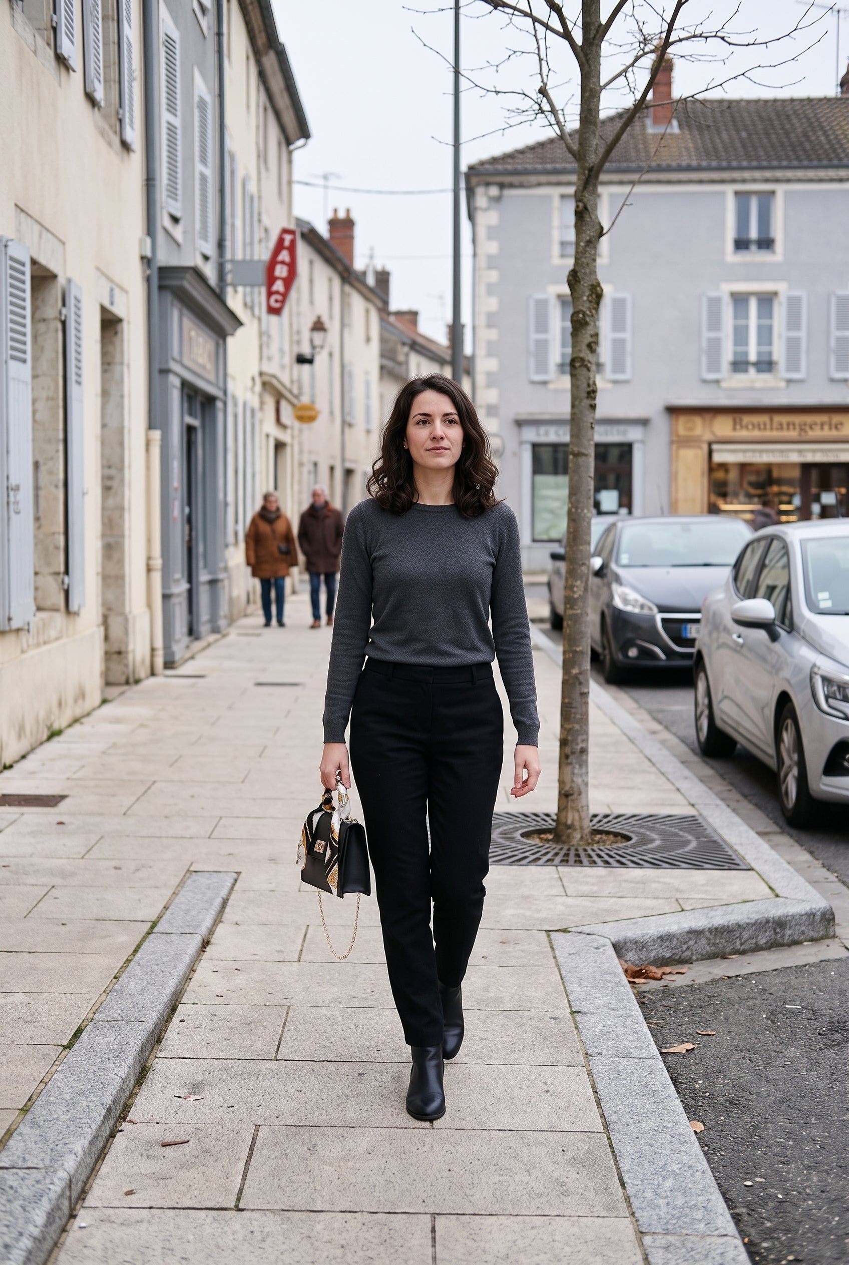 Sac Bandoulière Femme | Fermoir Tournant Chaîne Amovible Foulard - 10