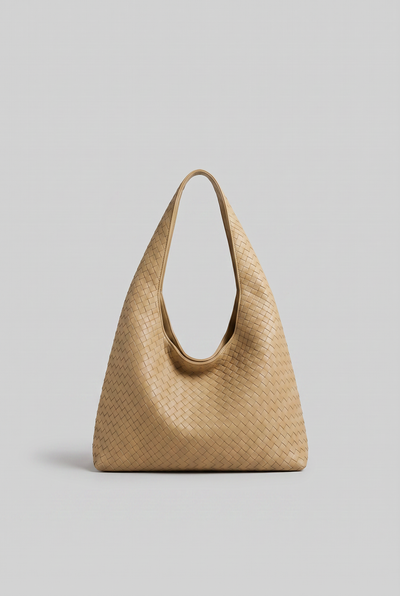 Sac à Main Femme | Porté Épaule Effet Tressé Anse Large - 6