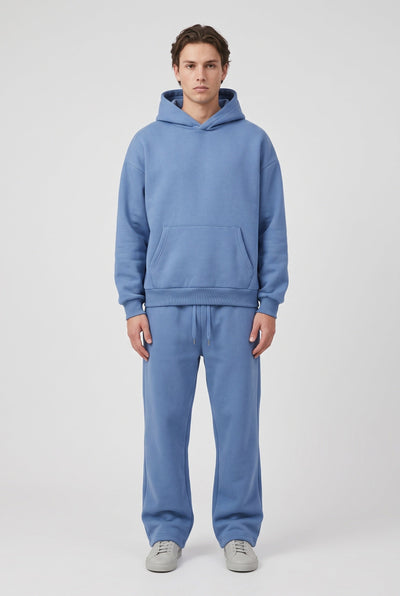 Survêtement Homme | Capuche Doublée Coupe Oversize Poche Kangourou - 1