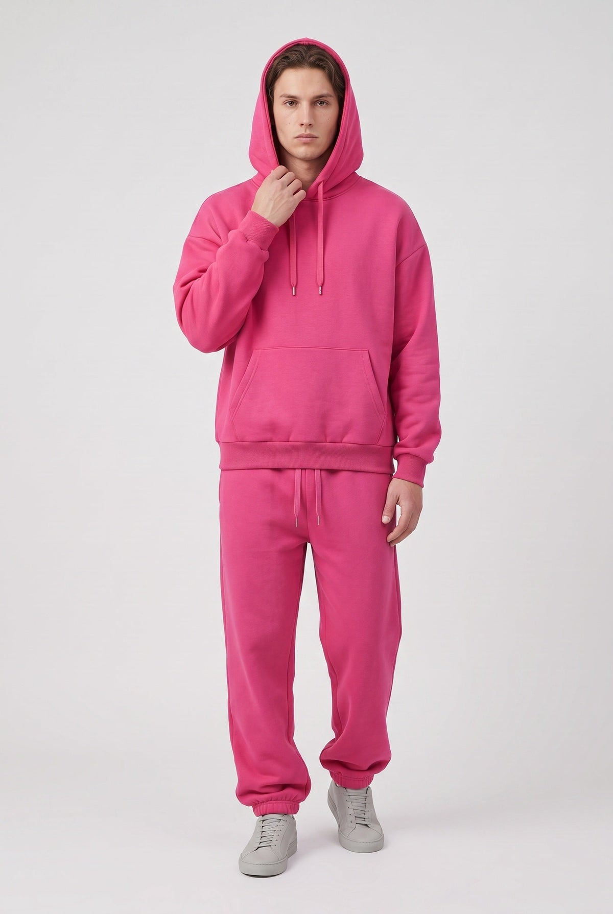 Survêtement Homme | Capuche Doublée Coupe Oversize Poche Kangourou - 7